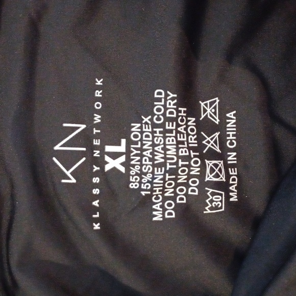 Klassy Network Square Neck Bodysuit - Picture 3 of 4